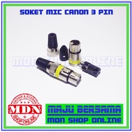Canon 3 Pin Mic Socket Connector for mic mixer