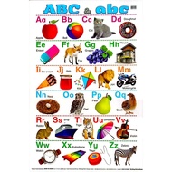 POSTER/ CHART ABC (CAPITAL LETTERS)  & abc (SMALL LETTERS)