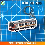 Ganci Kereta Commuter JR205 Lokomotif CC204 CC300 Gantungan Kereta Akrilik bolak balik