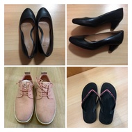 Marc Jacobs 拖鞋 Clarks 女裝上學上班有踭黑皮鞋  Ecco 女裝休閒鞋 乾燥玫瑰粉