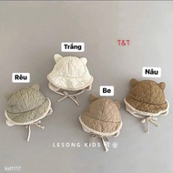 Bear Ear Fur Hat for Children 2 - 7 Years Old