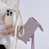 Lychee Leather Grain Wristband Flip Cover With Cord Suitable For Sharp AQUOS Wish4 R9 sense9 Phone C