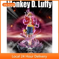 Shipping from Selangor 41cm One Piece Luffy Action Figure Statue 1:4 Anime Figure COD stock Cosplay 