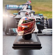 F1 Helmet Model 1: 5 Spark Hamilton 2019 British Station Helmet Model Mercedes Benz W10 Hamilton Bri