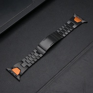 สายโลหะสำหรับนาฬิกา Apple Ultra3 49มม. Series11 10 46มม. สร้อยข้อมือเหล็กสแตนเลสสุดหรูสำหรับสายนาฬิก