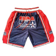 Trillest Embroidered Vintage Basketball Shorts 92 Dream Team Five Points Basketball Shorts Hip Hop h