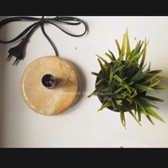 Marble Base Himalayan Salt Lamp Salt Lamp Table Lamp