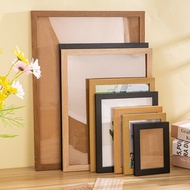 [48H Shipping] Puzzle frame wooden picture frame display stand creative photo frame A3A416Wall-mount