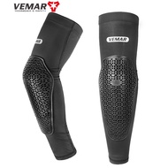 แผ่นรองเข่าสำหรับมอเตอร์ไซค์ Vemar อุปกรณ์ป้องกันแผ่นสวมข้อศอกสำหรับผู้หญิงผู้ชายถุงมือป้องกันมอเตอร