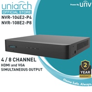 Uniarch Series 1 SATA HDD Network Video Recorder 4/8-Channel NVR Support Ultra 265/H.265/H.264 by UN
