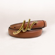 Classic Letter Buckle Belt