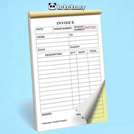LATATPH Invoice Receipt Book, Tear- 2-Part Forms Duplicate Invoice Book, Compact Lightweight Signatu