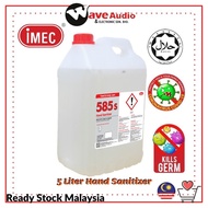 Liquid Hand Sanitizer, IMEC 585S Hand Sanitizer, Halal, 5L