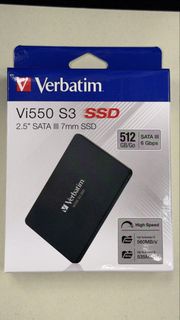 順豐包郵 全新 “BrandNew” Verbatim Vi550 S3 SSD 512GB 2.5" SATA III 7mm