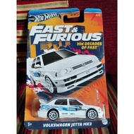 Hot Wheels Volkswagen Jetta MK3 FAST &amp; FURIOUS