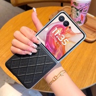 For Motorola MOTO Razr 60 Ultra 60 40 50 Ultra 60 Pro Case Fashionable Plating Diamond Texture Leath