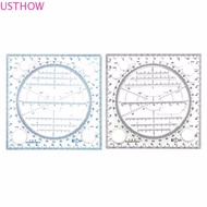 USTHOW Multifunctional Drawing Ruler Design Drawing Ruler Stereo Template Children Art Design Ruler 