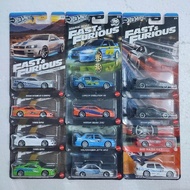 HotWheels Fast&Furious Brian O'Conner Nissan Skyline GTR R34 - Toyota Supra Orange Orange White - Mi