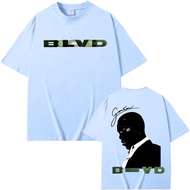 Baju T Hip Hop Giveon Estetik Berkualiti Tinggi Pakaian RopaMujer Percetakan Grafik Kasual Penyanyi 