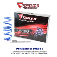 PORSCHE 911  TURBO S - Triple S Lowering Sport Spring