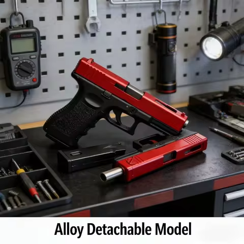 G18 Manual Bb Bullet Launcher - Realistic Design With Spare Magazine, Perfect For Outdoor Team Games