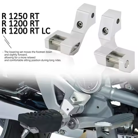 NEW R 1200 1250 RT Motorcycle Foot Peg Lowering Kits Passenger Footrest For BMW R1200RT 2005-2013 R1
