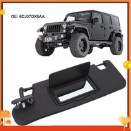 For   JK 2007-2017 Car Interior Driver Side Sun Visor Left Black 6CJ07DX9AA