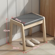 Stool Home Use Makeup Stool Modern Simplicity Small Board Stool Solid Wood Chair Nordic Dining Table
