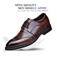 K-MING Men's Leather Shoes loafers shoes , boat shoes, business shoes