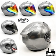 Helmet ARC XR SILVER GREY With Color Visor Clear Smoke Rainbow Blue Purple Accessories Ritz V2 RSX150 Y16ZR R15