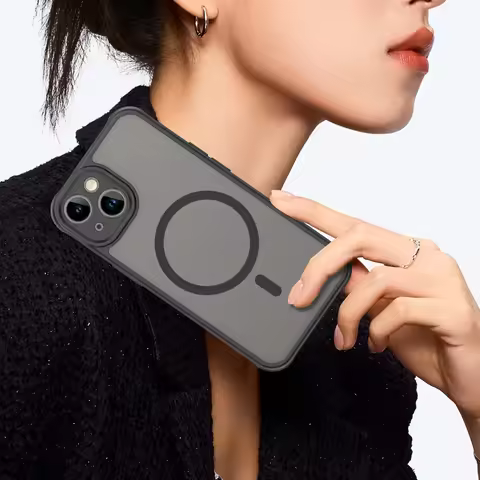 Magnetic For iPhone 11 Case Matte Shockproof Protection Mobile Phone Back Cover Dustproof Wireless C