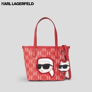 KARL LAGERFELD - K/IKONIK MONOGRAM SMALL TOTE BAG 240W3089 กระเป๋าโท้ท