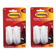 3M 17001-6/ 17002 / 3M 17081 Command Small/ Medium Hooks/ Large Hooks [1 or 2 packs]