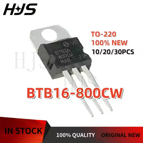 10-30PCS BTB16-800CW BTB16 800CW TO-220 Bidirectional thyristor Transistor Brand New In Stock