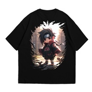 Bandist| Sasuke AKATSUKI CHIBI BNRT-05. Anime Boys Girls Oversize T-Shirt