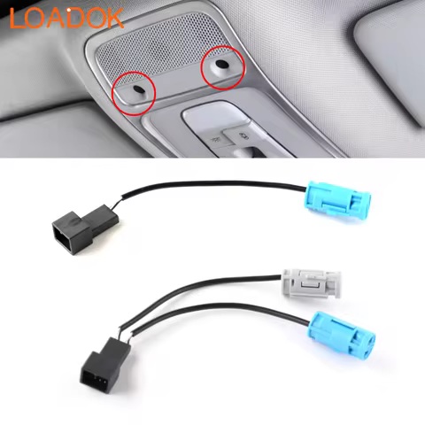 Car Radio Bluetooth Dual Microphone Mic for Audi A1 A3 Q3 TT New MMI 3G+ A6 Q5L Volkswagen Golf 7 MI