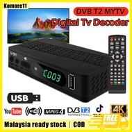 [Ready Stock] Dekoder MYTV Decoder DVB T2 Myfreeview HDTV Digital TV Receiver DVBT2 Tuner Malaysia M