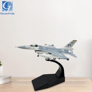 [Gazechimp] Diecast Alloy Aircraft F16 Fighter 1:100 Simulation Collectibles with Stand