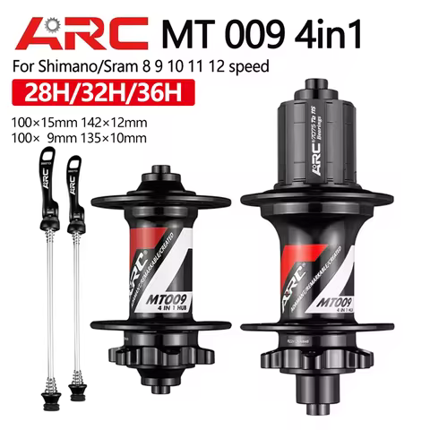 Cube ARC MT009 Bike Hub MTB Noisy Cube 28 32 36 Holes 6 Pawls HG MS XD 8-12 Speed Freehub Sealed Bea