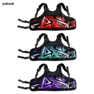 [yuksok] Kids Karting Rib Protector Adjustable Lightweight Sponge Chest Protection Vest for Go Kart 
