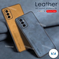 KK Samsung M14 5G 2023 Leather Texture Sheepskin Leather Phone Case For Samsung Galaxy A24 M14 SamsungM14 A M 14 24 5G