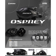 Reel bc iroly osprey 80 bfs handle Kiri