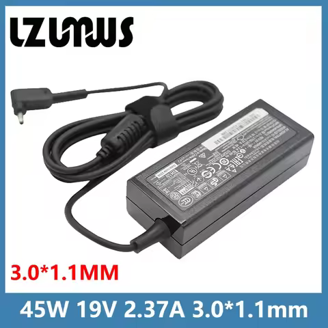 19V 2.37A 45W 3.0*1.1mm AC Laptop Adapter Charger for Acer Aspire S7 S7-392/391 V3-371 A13-045N2A PA