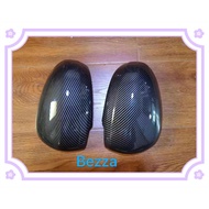 PERODUA BEZZA SIDE MIRROR COVER CARBON FOR NO SIGNAL