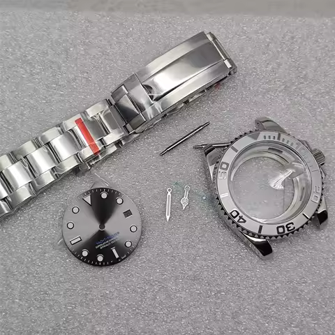 Tripods HL00200801 HILEGU Watch parts 40mm Diving Watch Case Celebrity Parts Hilegu Dia lwith Ice Bl