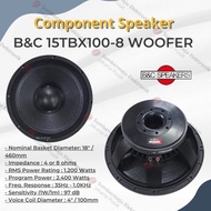 Ori Speaker Component B&amp;C 15TBX100 Woofer 15 inch BNC 15 TBX 100
