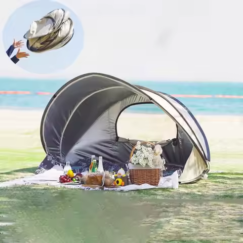 One Touch Tent Beach Outdoor Foldable Shelter Tent Camping Waterproof with Uv Protection Ultra-light