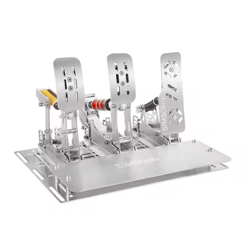 SIMSONN PRO Sim Racing Pedals PC Racing Simulator Pedals Pressure Sensor 200KG Load Cell Brake Pedal