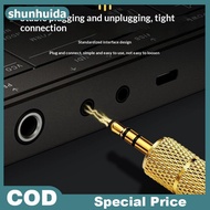 Shunhuida 1/2Set 6.5mm To 3.5mm And 3.5mm To 6.5mm Audio Adapter Set 1/4-inch To 1/8-inch And 1/8-in
