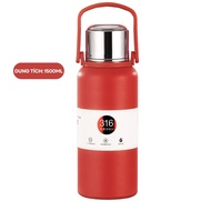 Bình giữ nhiệt Inox 316 cao cấp BOSS Dung tích 1500ml - 1000ml Giữ nhiệt 36 Tiếng Bảo Hành 6 tháng